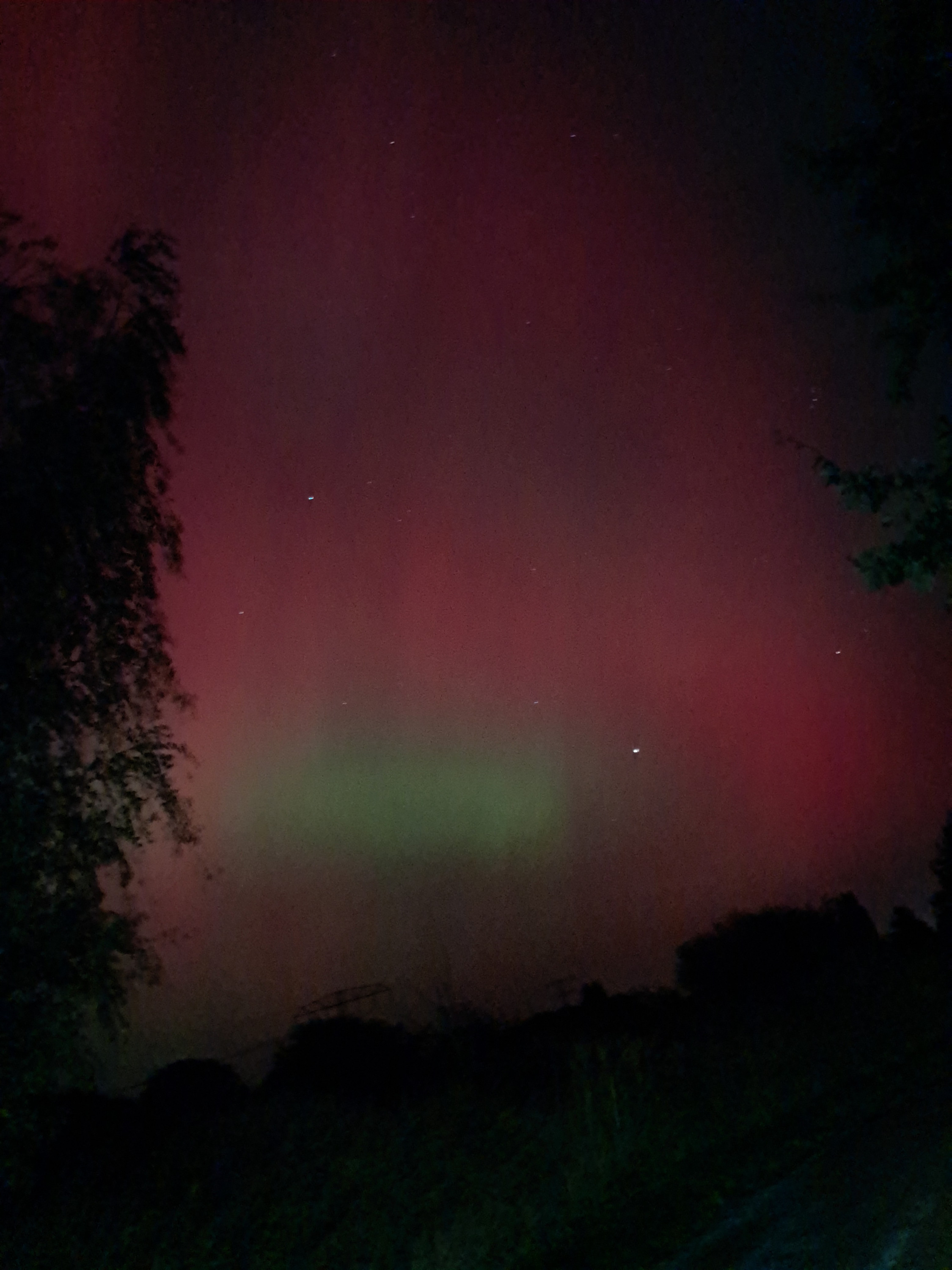 Nordlichter über Deutschland