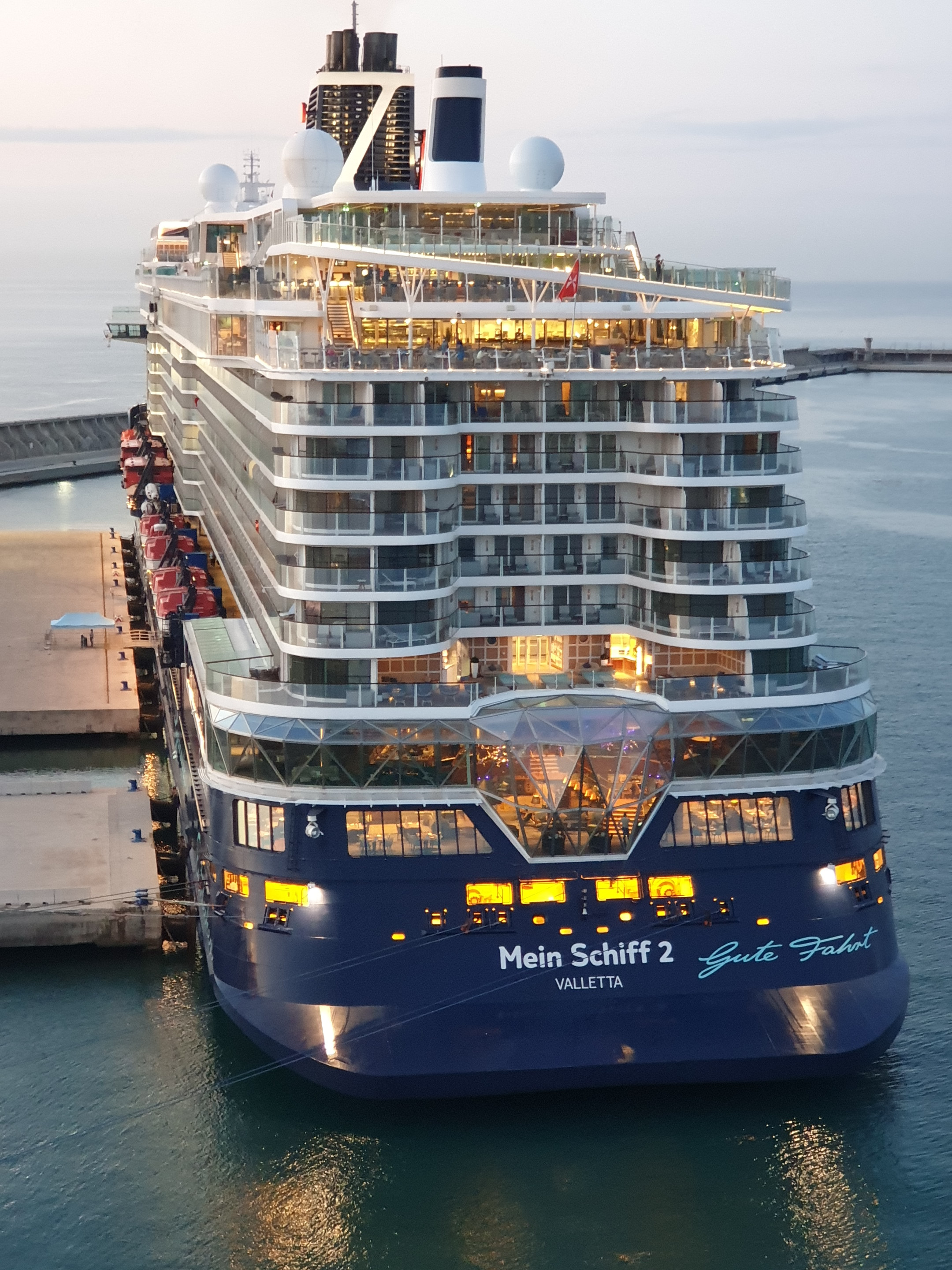 MS2 im Hafen von Malaga