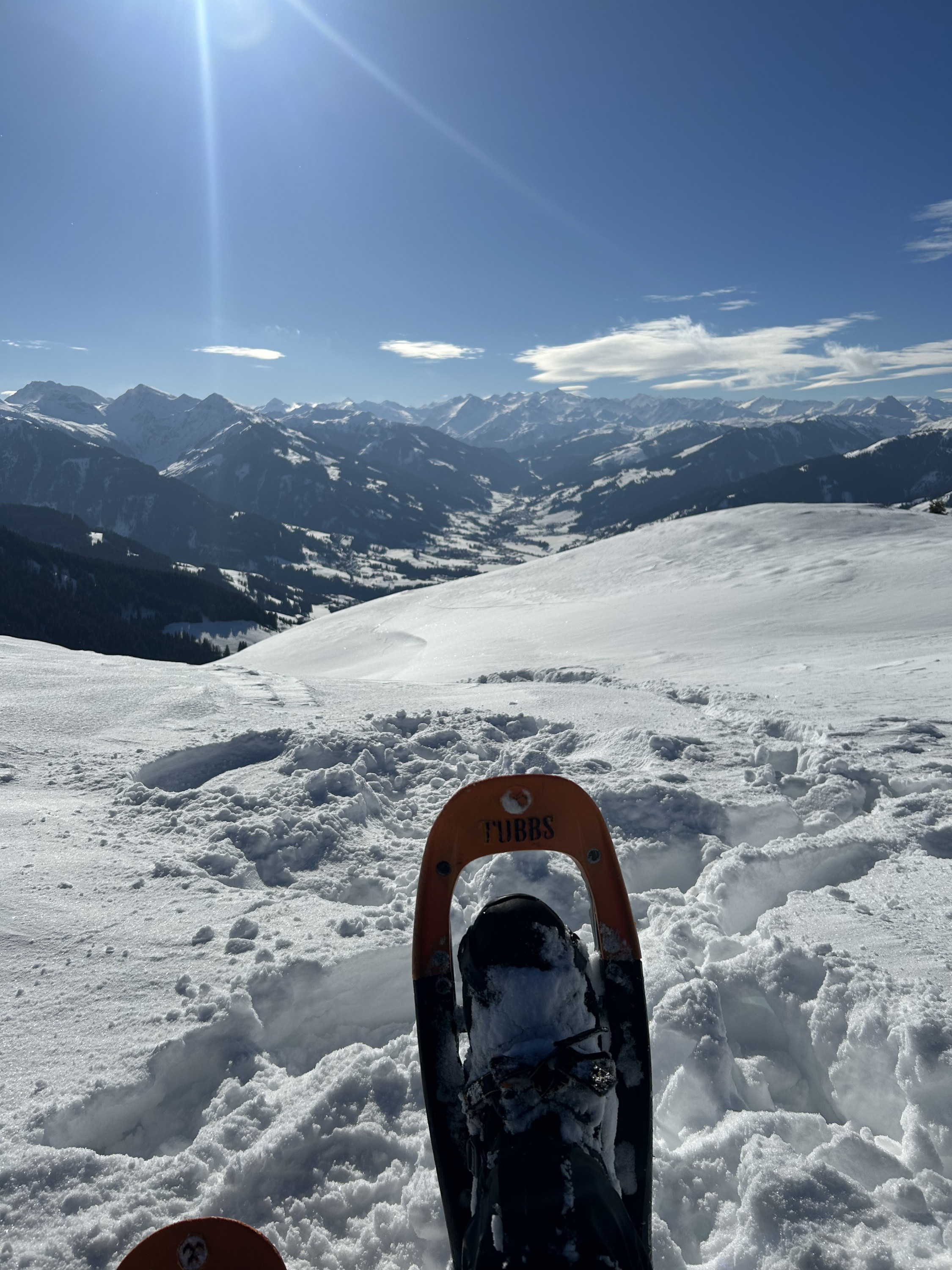 Auch in diesem Jahr: Fernab der Schiffe Schneeschuhwandern in den Kitzbüheler Alpen