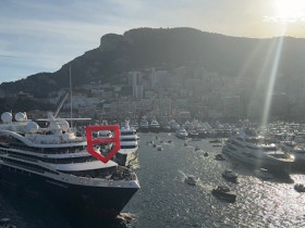 Balkonausblick Explora 1 am 05.06.26 in Monaco während eines Rennens
